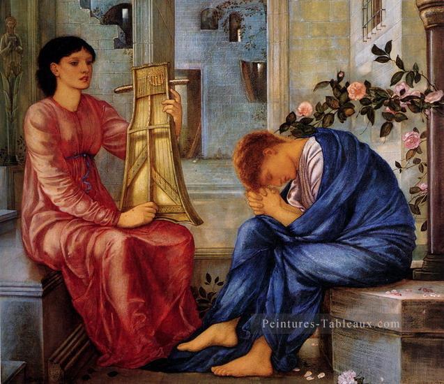 La Lament 1865 préraphaélite Sir Edward Burne Jones Peintures à l'huile
